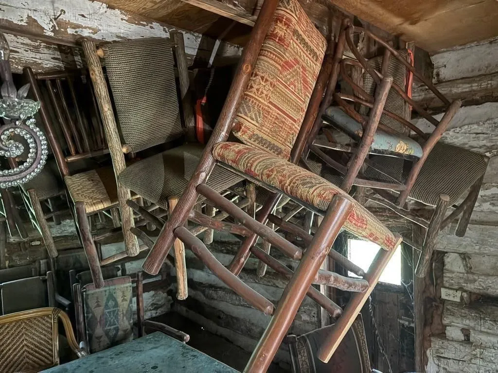 Large Lot of Chairs & table