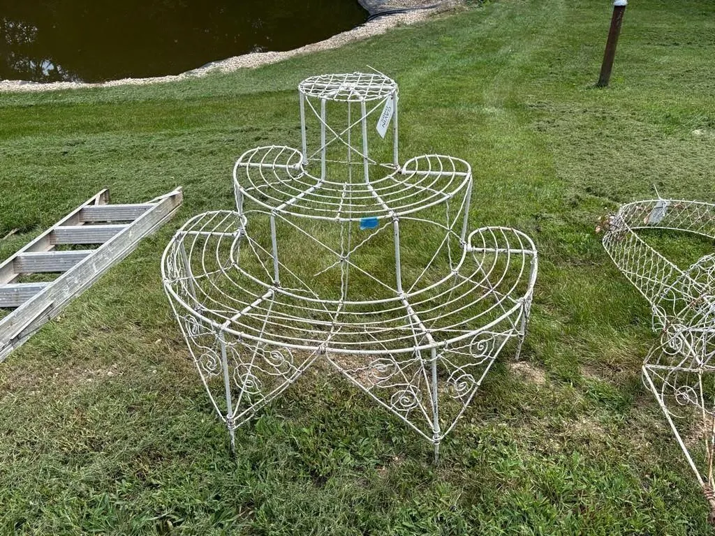 Vintage Wire Plant Stand