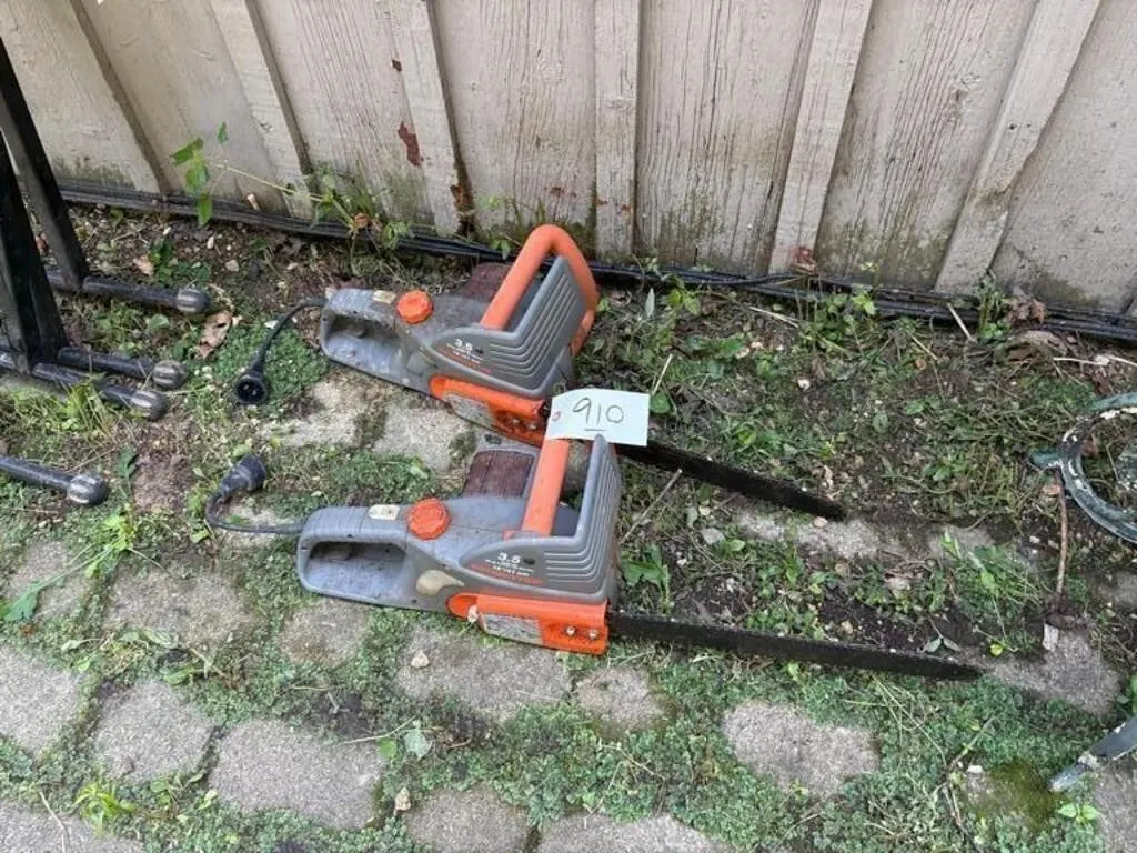 2-Electric Chain Saws - AS IS