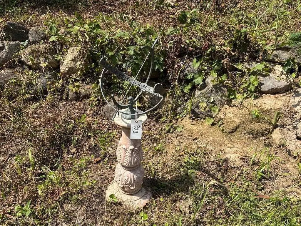 Sun Dial Display on stand