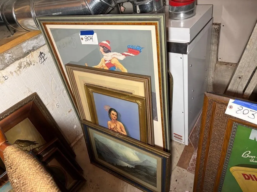 Large Lot of Pictures & Paintings