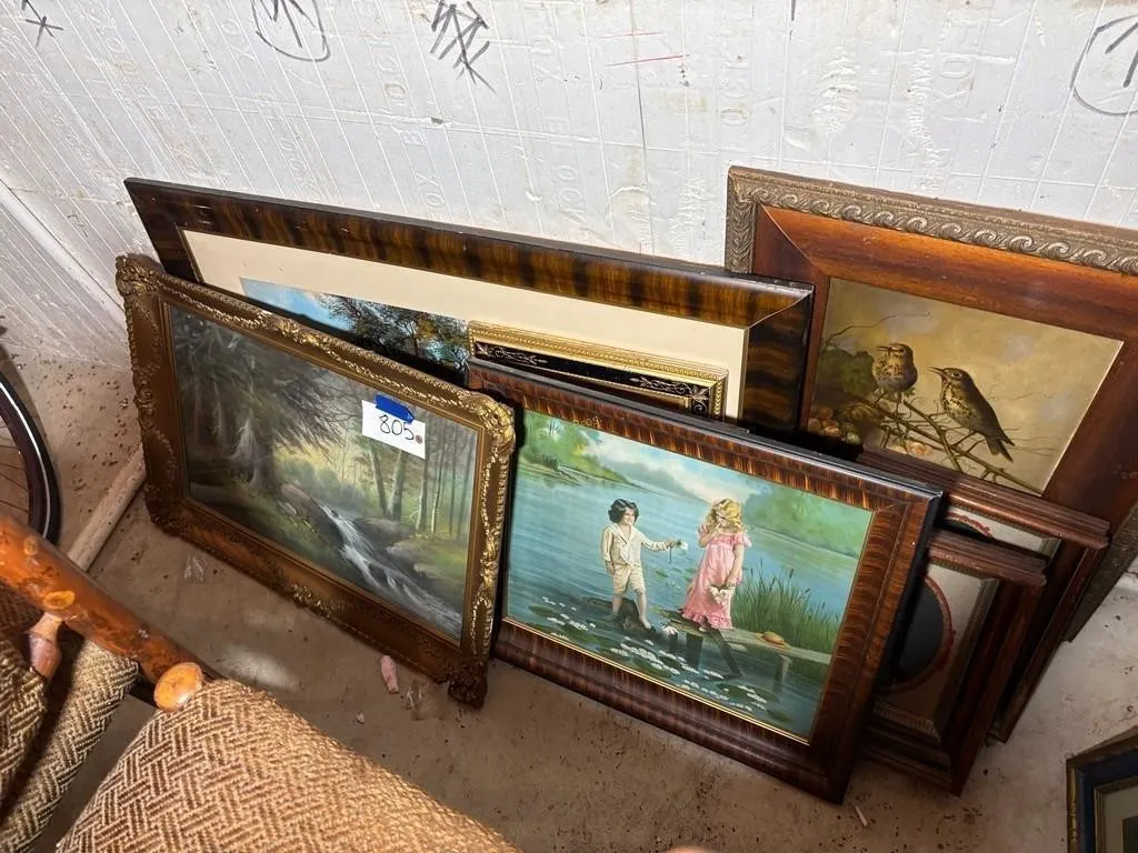 Large Lot of Pictures & Paintings