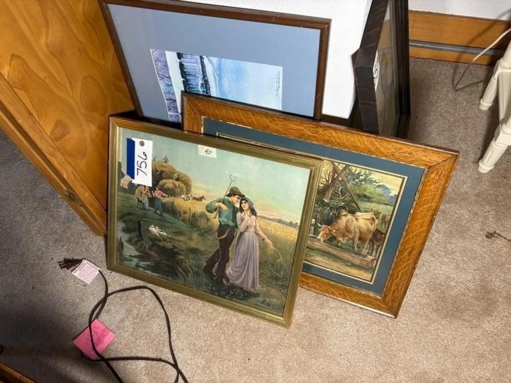 (3) Farm Scene Pictures
