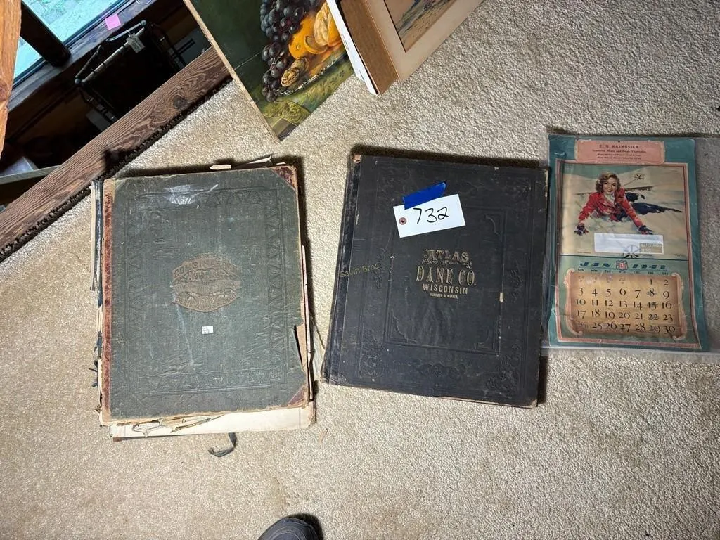1873 Dane County Atlas & Rock County Atlas
