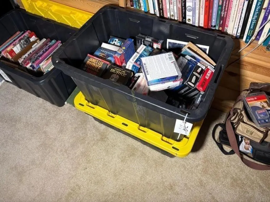 Tote of Audio Books etc