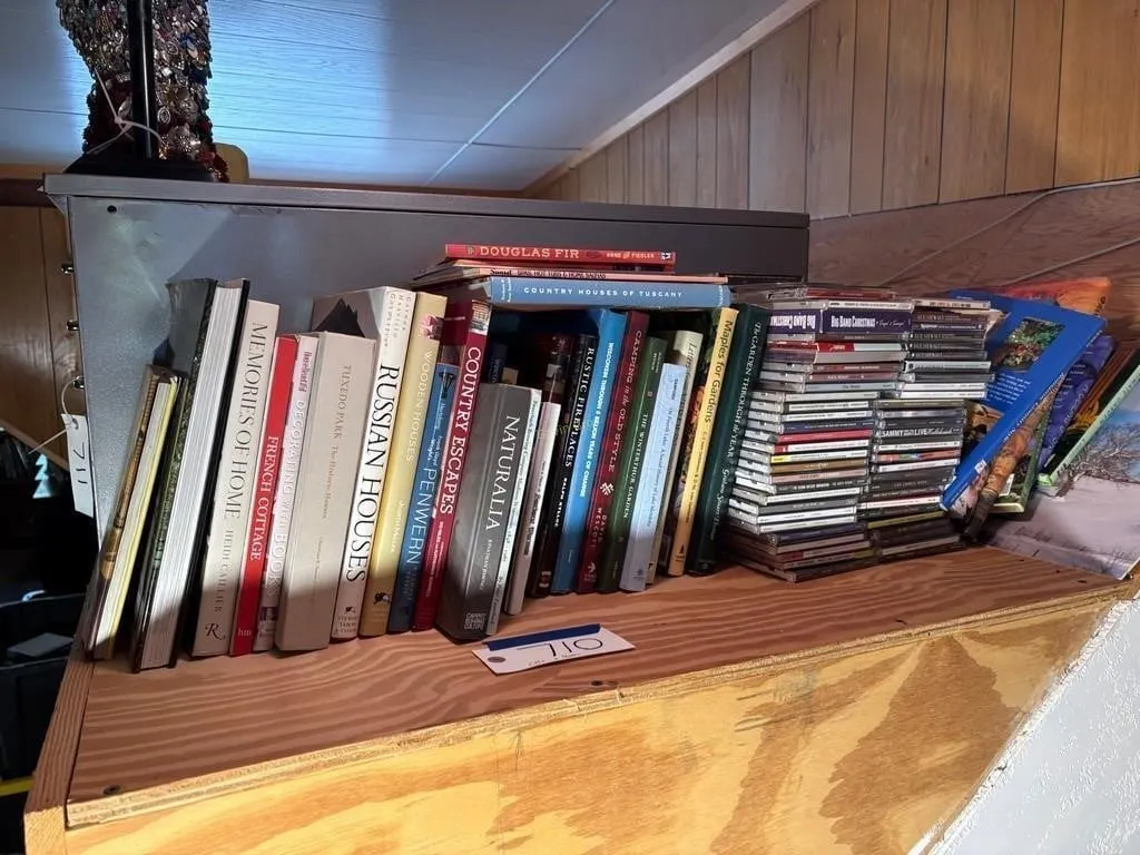 Large Lot of CDs & Books