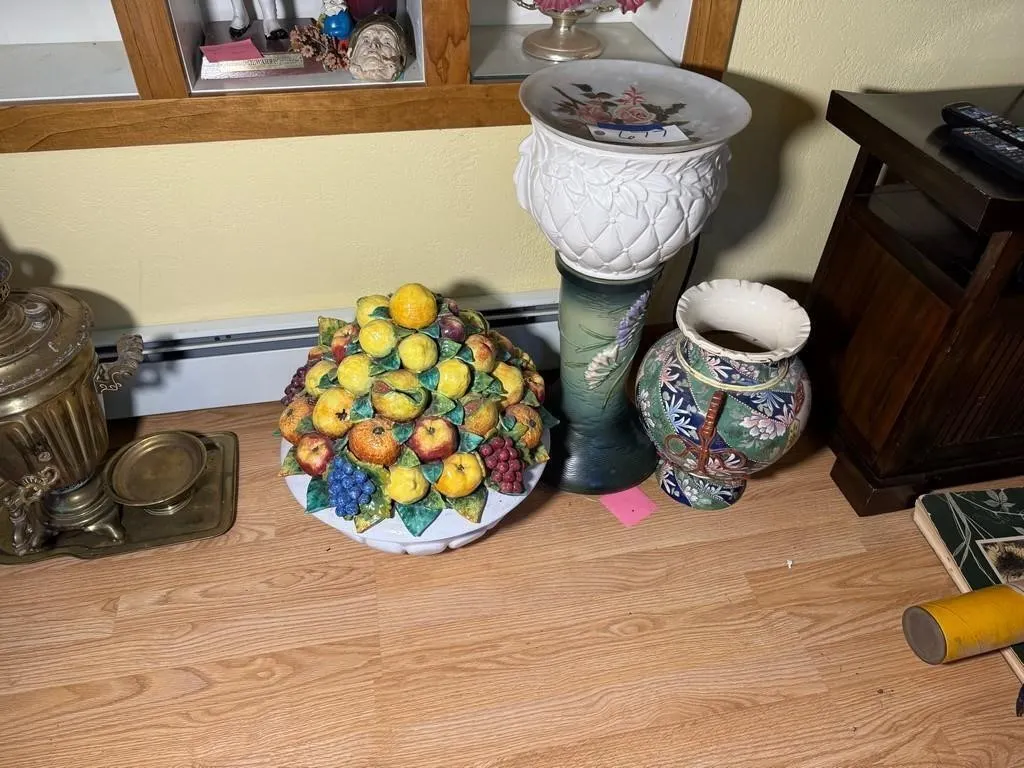 Plant Stand, Vase, Fruit Display