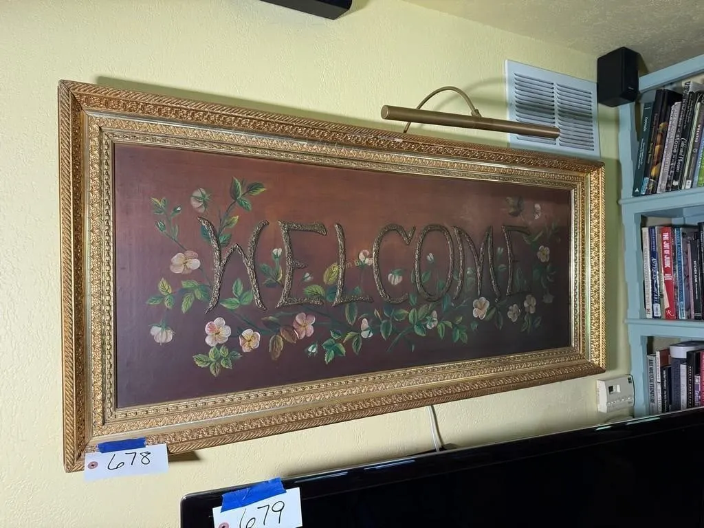 Large Welcome Sign