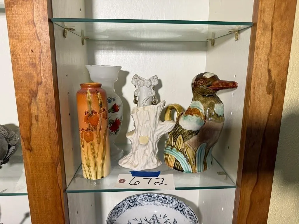Duck Pitcher & Vases