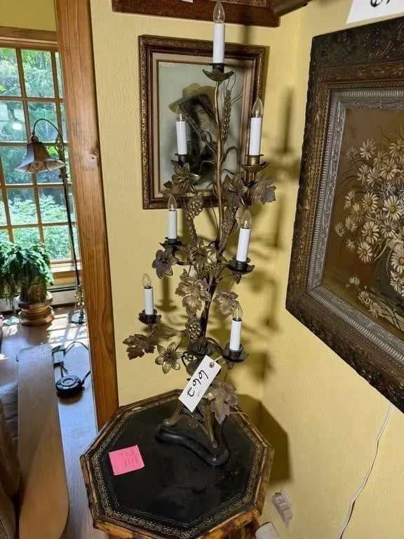 Electrified Brass Lamp