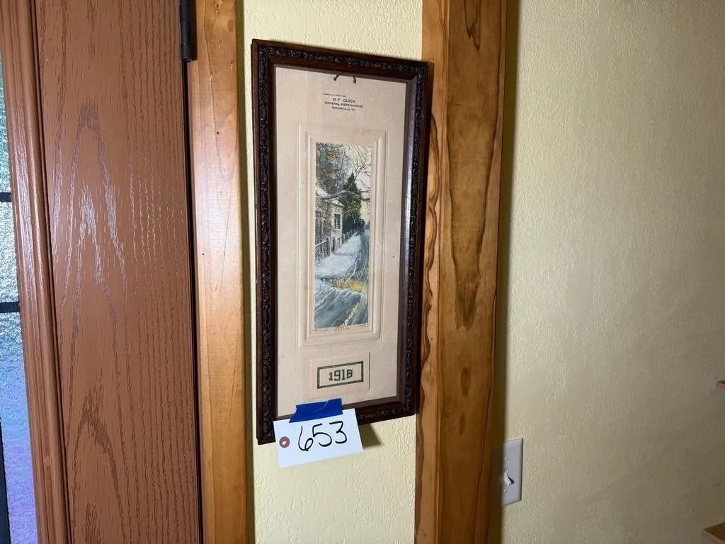 1918 Advertising Piece from Orangeville PA