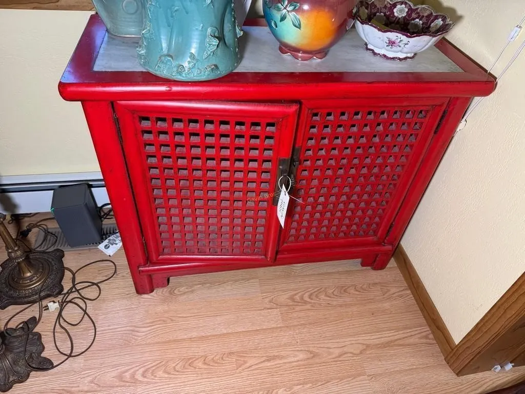 Red Wine Cabinet