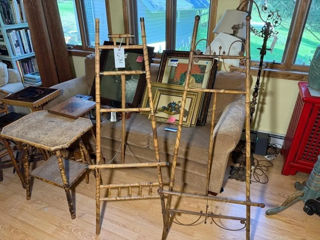(2) Bamboo Easels