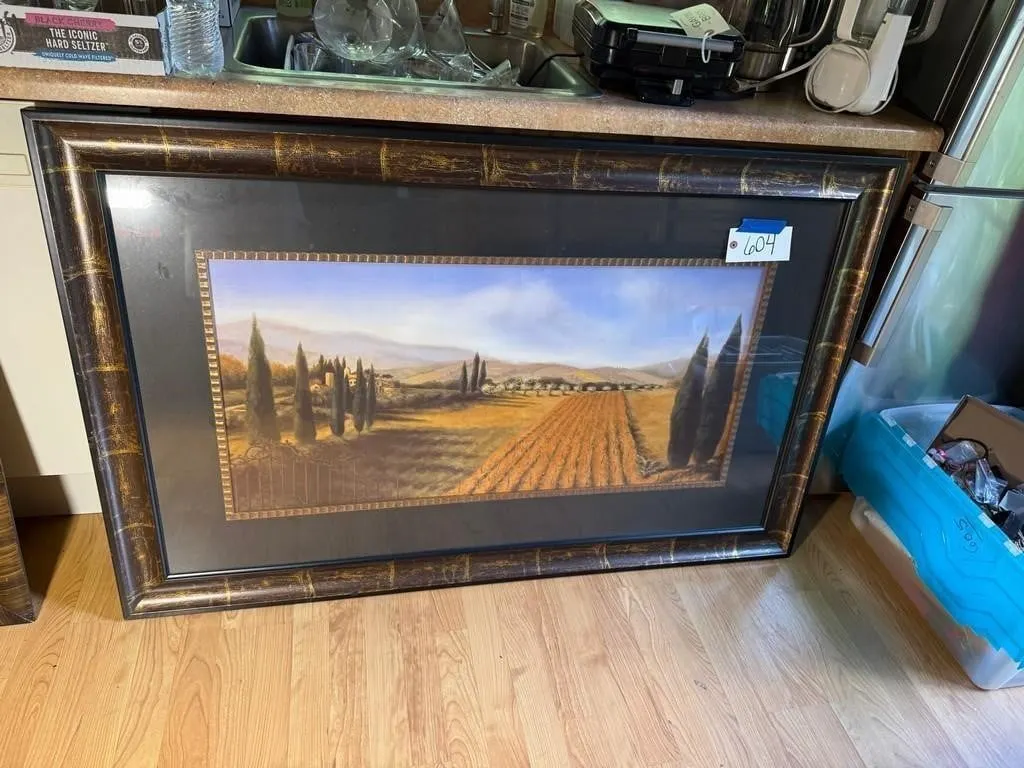 Large Farm Scene Picture