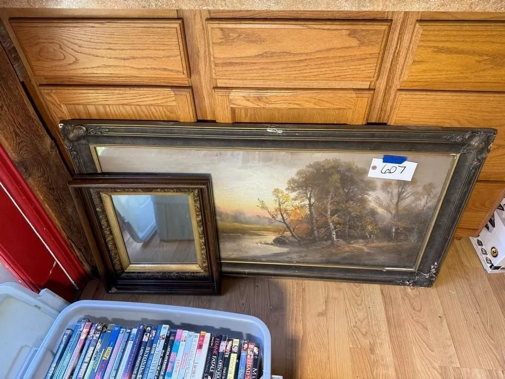 Mirror & Cabin Lake Scene