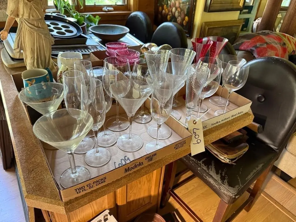 Martini & Wine Glasses