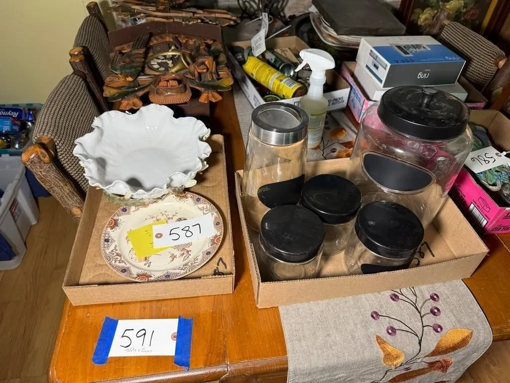 Canister Set & other Dishes