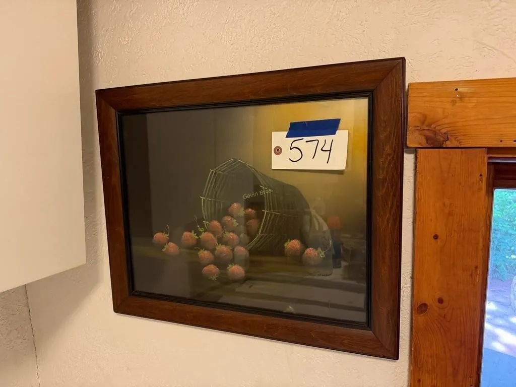 Strawberry basket Painting