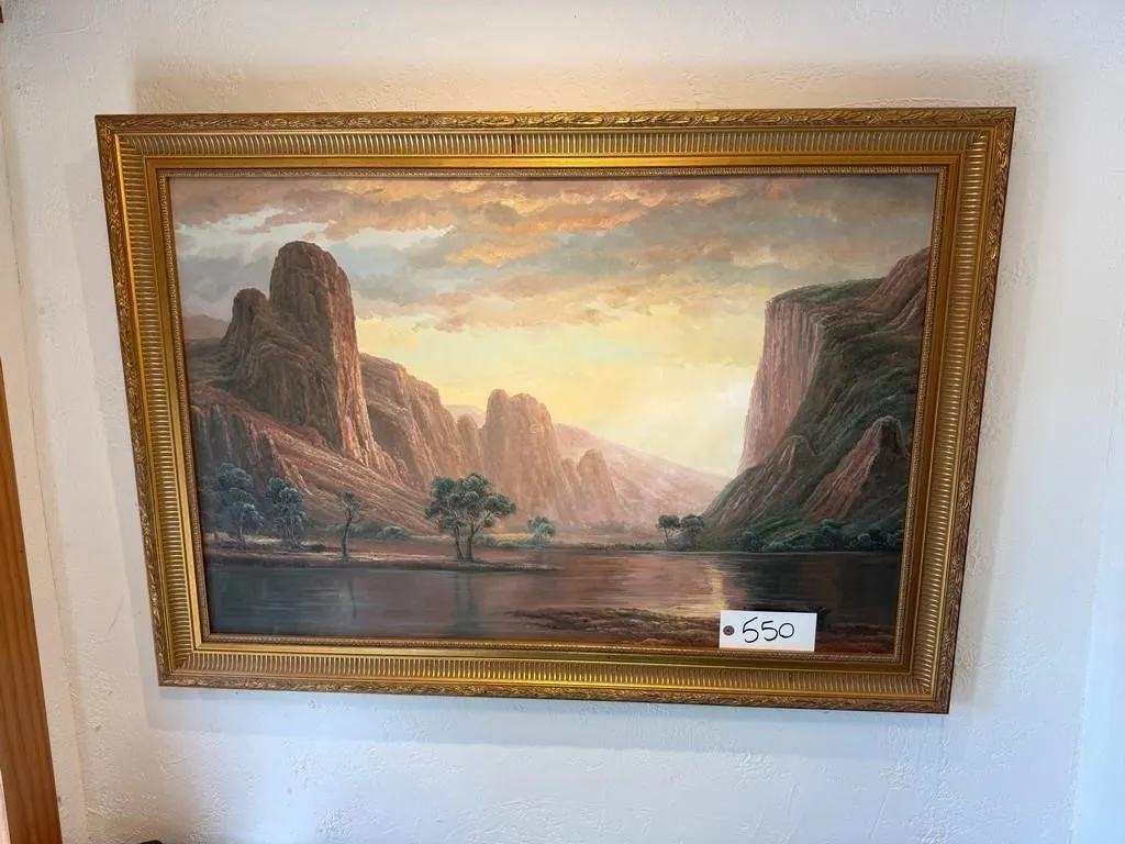 River Canyon Painting