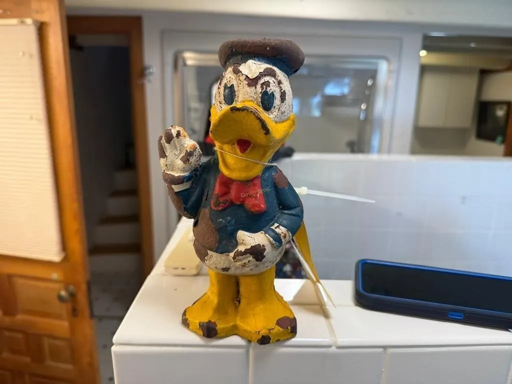 Cast Iron Donald Duck Bank