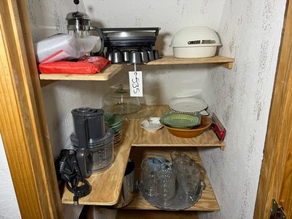 Contents of Pantry. Kitchen Items. Other