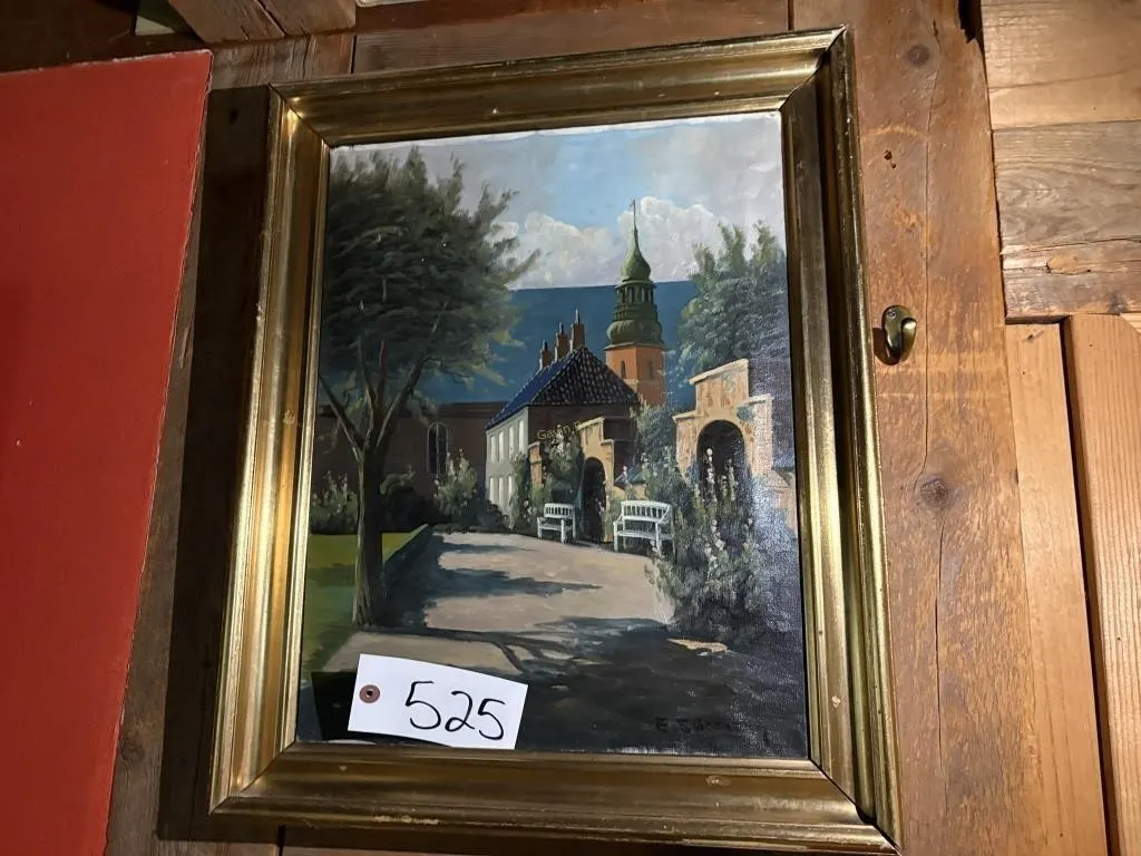 City Scene Painting