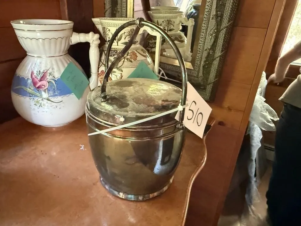 Vintage Silverplate Ice Bucket