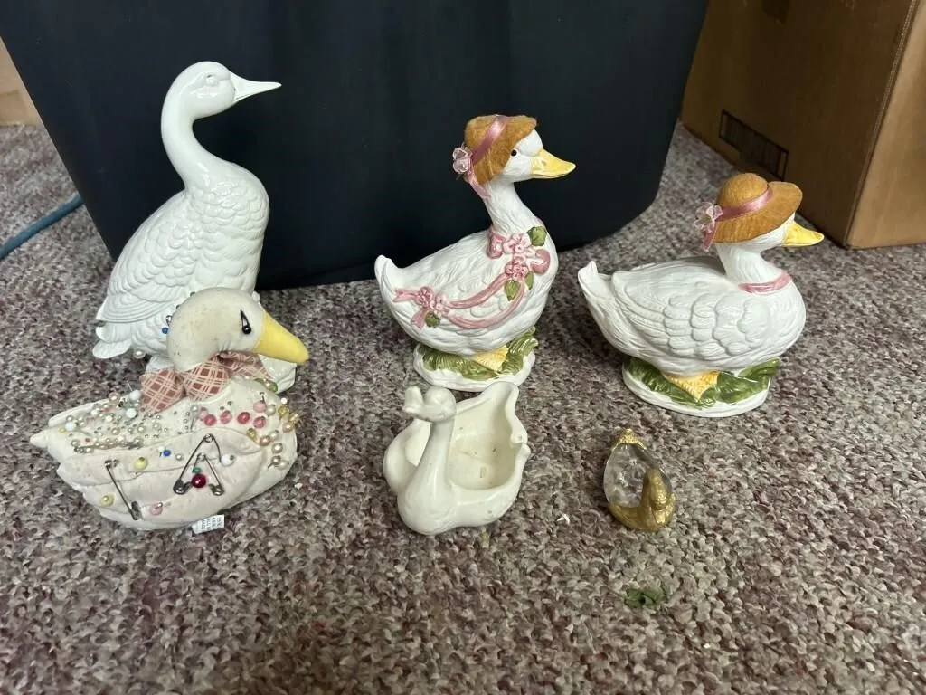 Ceramic geese