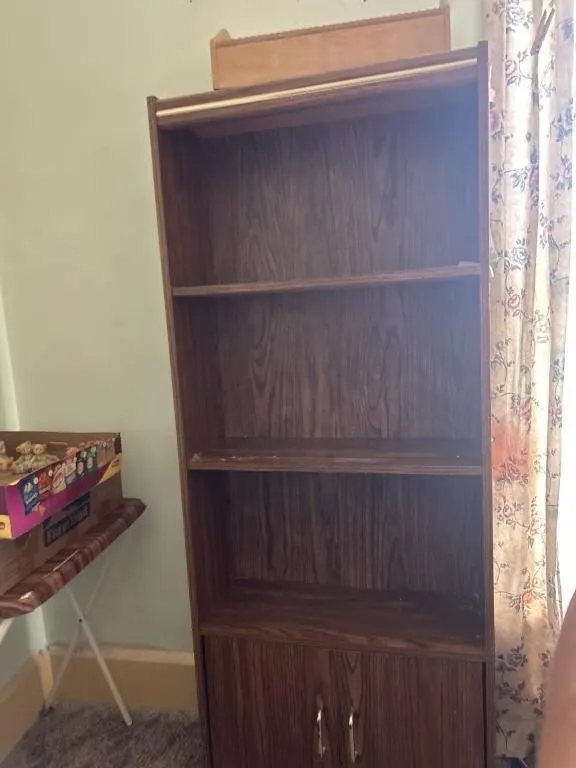 Bookshelf, mail sorter