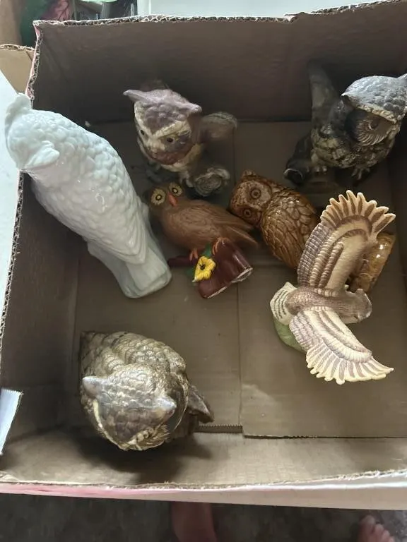 Ceramic owls