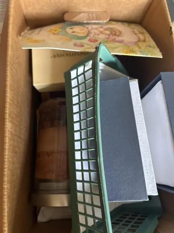 Candle, thank you cards, angel with the birthday