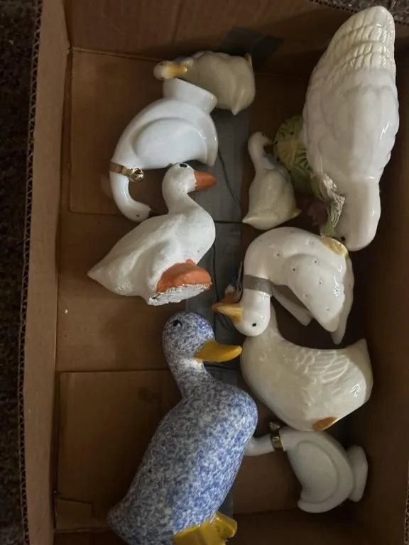 Ceramic geese