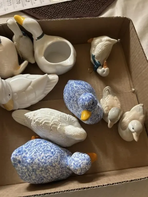 Ceramic geese