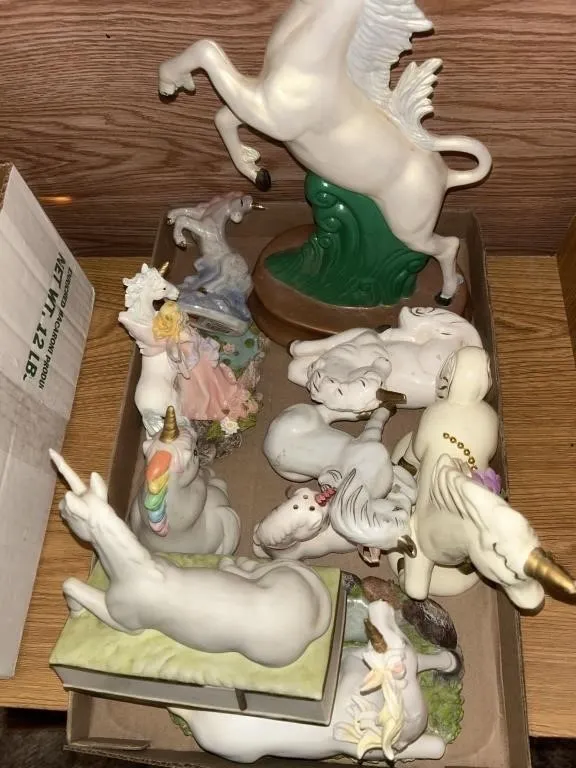Ceramic unicorns