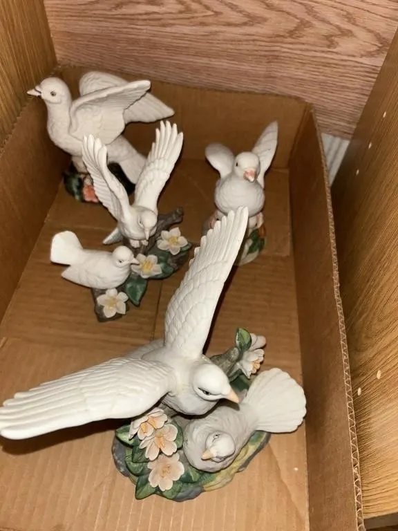 Ceramic doves