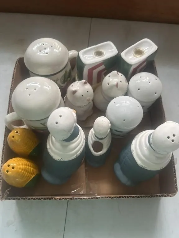 Salt and pepper shakers