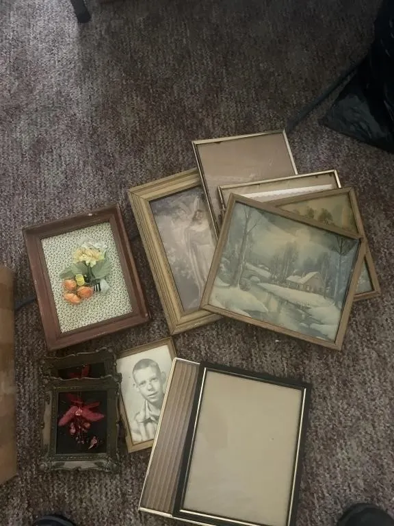 Pictures and picture frame