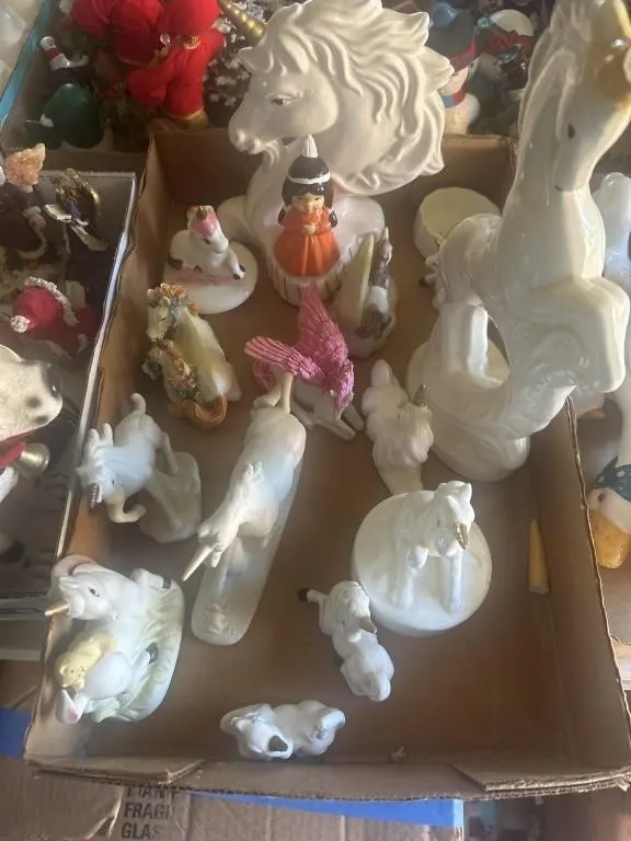 Ceramic unicorns