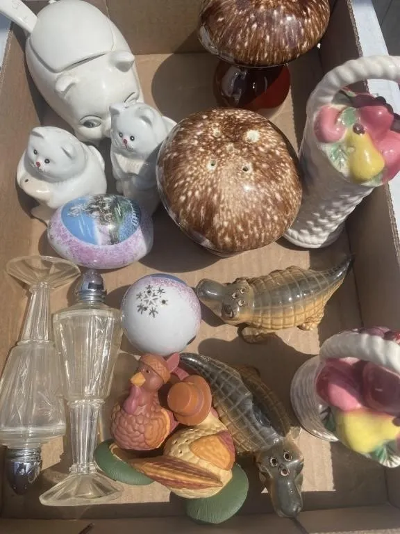 Salt and pepper shakers