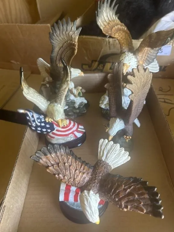 Ceramic bald eagle