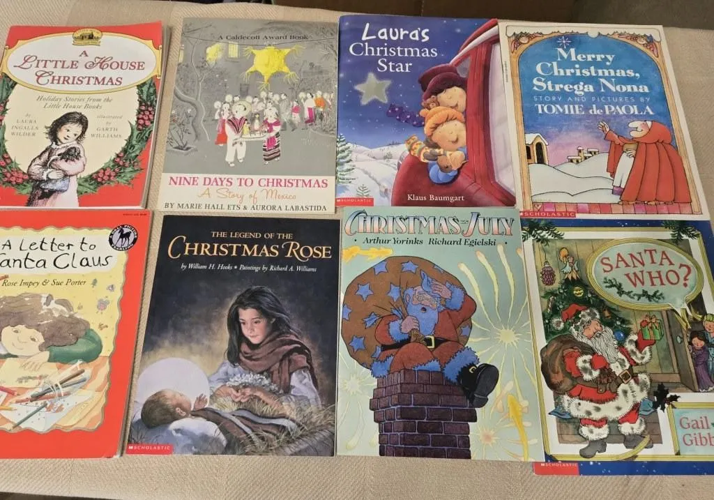 (8) Assorted Children's Christmas Books