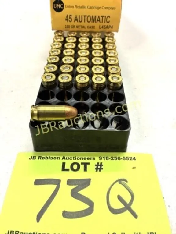 36 ROUNDS UMC 45 AUTO 23 GR AMMO