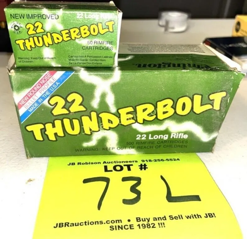550 ROUNDS REMINGTON 22 THUNDERBOLT LR AMMO
