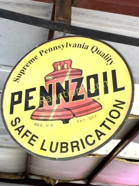 LG PENNZOIL SIGN