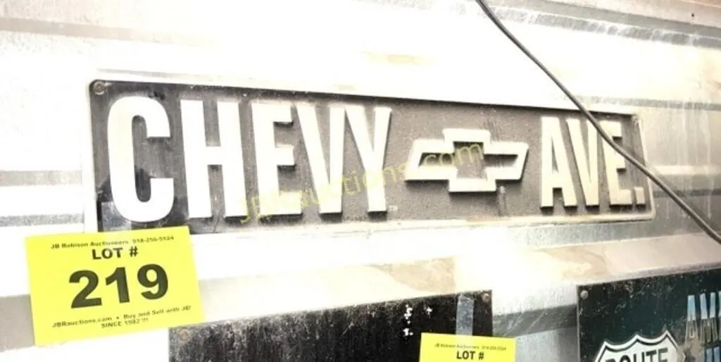 CHEVY AVE SIGN
