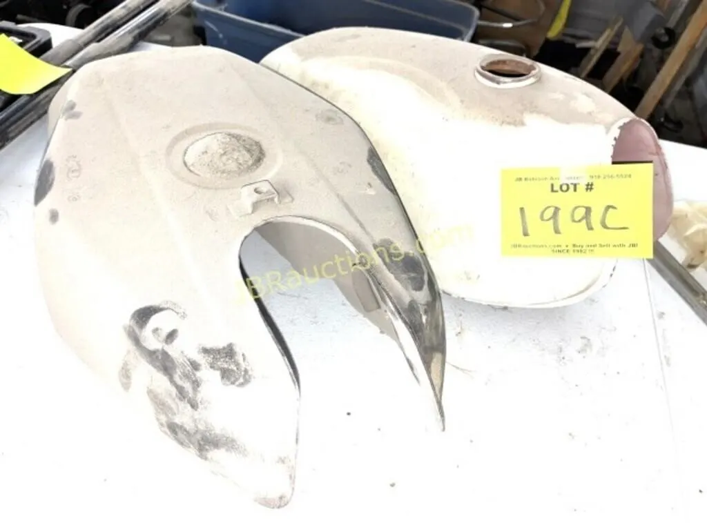 2 MOTOR CYCLE GAS TANKS