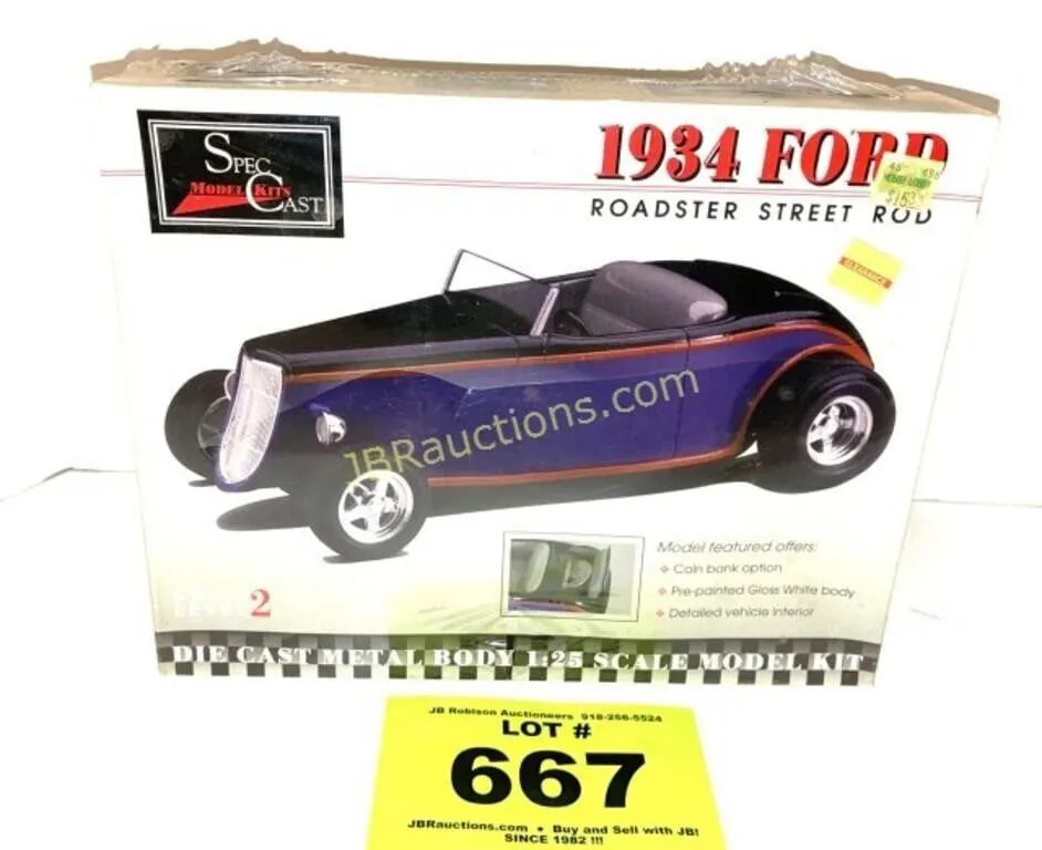 SPEC CAST 34 FORD ROADSTER METAL MODEL KIT