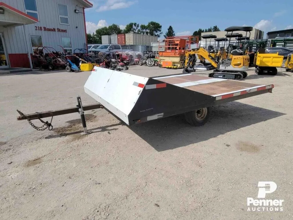 Custombuilt Double Snowmobile Trailer Snowmobile T