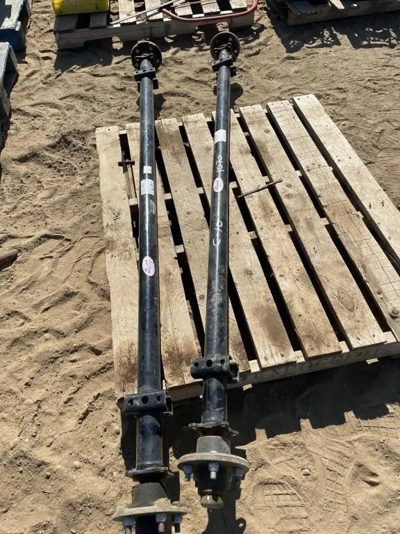 (2) 3500lbs AXLES