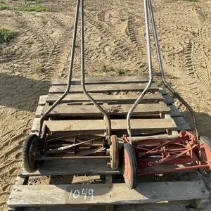 (2) ANTIQUE LAWN MOWERS